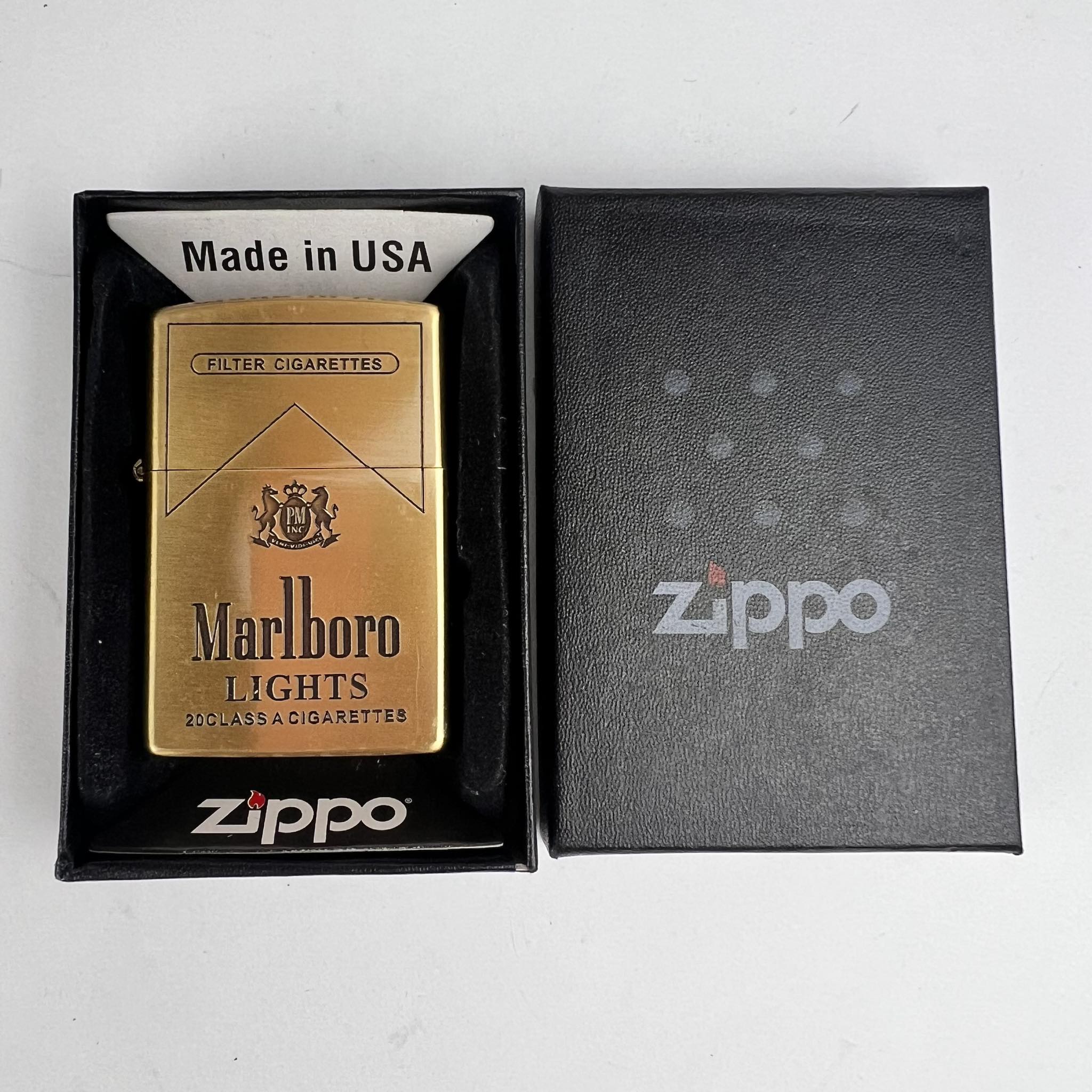 Zippo Original Lighter Marlboro in Box USA